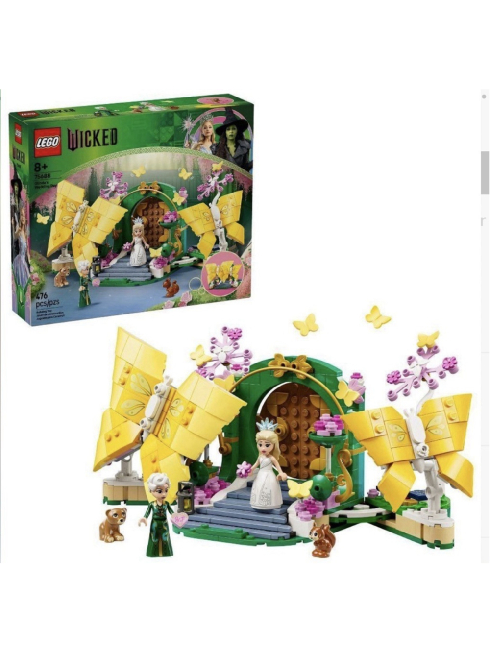 LEGO Wicked Glinda's Wedding Day Building Toy 75688